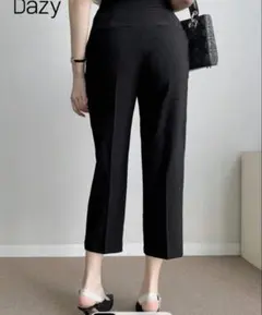 Dazy ブラック スラックス テーパード