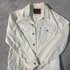 90s Levi's デニムジャケット ホワイト イーグルプリント | Mercari
