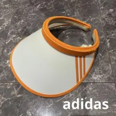 adidas レディース バイザー オレンジ ゴルフ