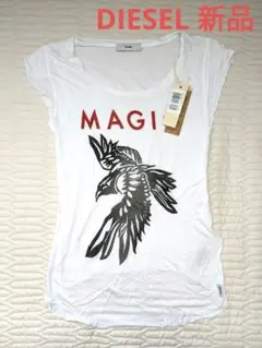 新品◆DIESEL ディーゼル ノースリーブ S オフホワイト