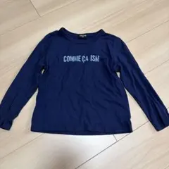コムサイズム 長袖Tシャツ ロンT 120 ネイビー