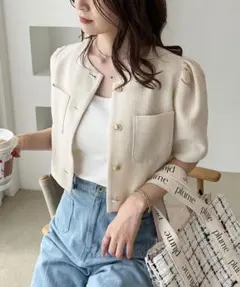 【one after another】ツイードショートジャケット