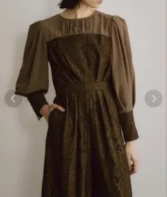 【値下げしました】美品　パフスリーブ パンツドレス