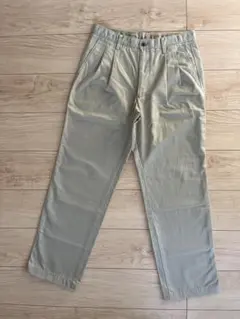 ユニクロ UNIQLO ツータック タック チノパン ベージュ メンズ