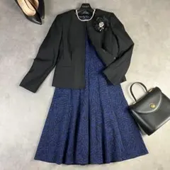 3*@様 ニューヨーカー他 セレモニースーツ 紺 7 ママスーツ 卒業式 入学式