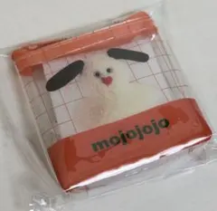 新品未使用 mojojojo クリアポーチ John マチつき 犬
