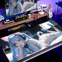 マウスパッド 80cm×30cm　大判 ゲーミング