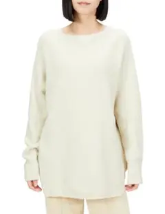 Mila Owen ミラオーウェン アイボリー 長袖ニットセーター