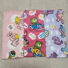SWIMMER フェイスタオル 3枚セット くま うさぎ 宇宙人のサムネイル