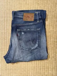 EDWINブルートリップ503ダメージデニム W33L33