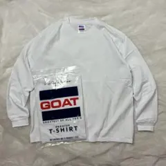 GOAT ゴート 長袖Tシャツ ロンT 無地 7oz ホワイト 白 Sのサムネイル