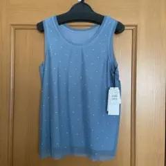 新品 Vin ノースリーブ カットソー ロイヤルブルー ヤマダヤのサムネイル