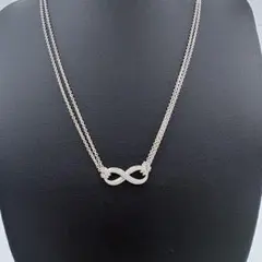 ティファニー インフィニティ ネックレス シルバー925 美品