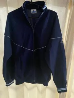 Champion ネイビー ジップアップジャケット