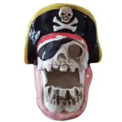 ディズニー ドクロ 海賊 陶器 灰皿 インテリア / カリブの海賊のサムネイル