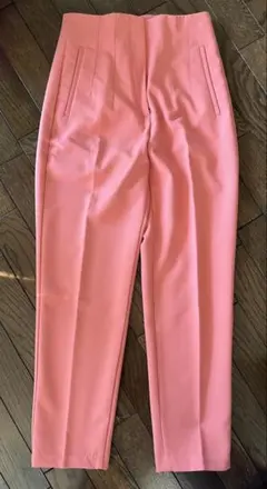 zara ハイウェストパンツ