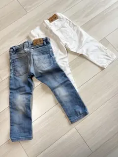Diesel Industry 18M 24M デニム ホワイト スキニーパンツ