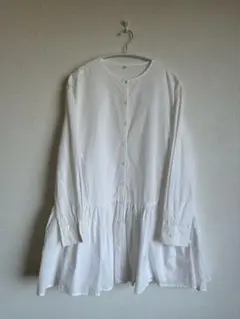 【coca】ティアードギャザーブラウス　FREE オフホワイト