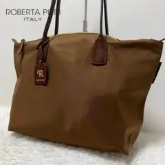 極美品 ROBERTA PIERI ナイロン×レザー トートバッグ 肩掛けのサムネイル