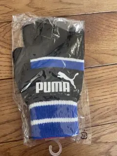 PUMA 手袋 S 黒/青のサムネイル