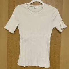 UNIQLO アイボリー 半袖トップス M