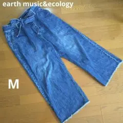 earth music&ecology♡デニム　Mサイズ　ワイドデニム　パンツのサムネイル