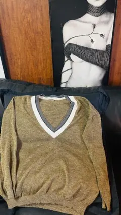 Brunello Cucinelli Vネックニット（ イタリア製）｜中古 2026年最新】BRUNELLO CUCINELLI ネック：Vネック レディース 長袖