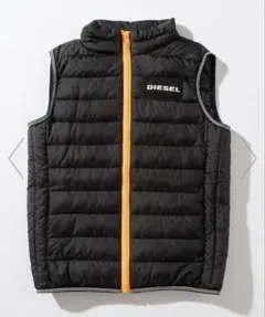 DIESEL ブラック ダウンベスト