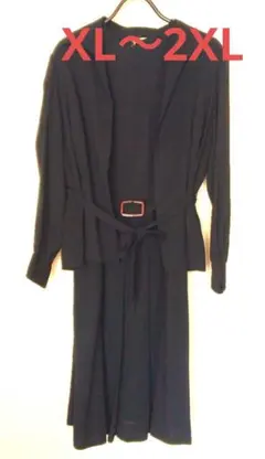 【美品】ブラックフォーマル　喪服　14号　XL　2XL　アンサンブル　used