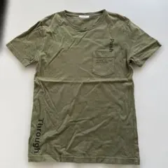 BAYFLOW オリーブ コットン Tシャツ