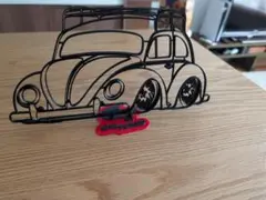 フォルクスワーゲン・ビートル 3Dワイヤーアートのサムネイル
