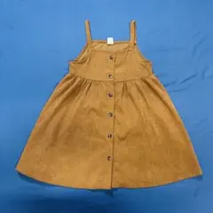 SHEIN コーデュロイ ノースリーブワンピース 2-3Y