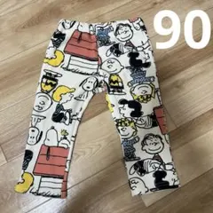 スヌーピーキャラクター柄パンツ　90