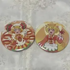 プリキュア　ドでか缶バッジ　2個セット