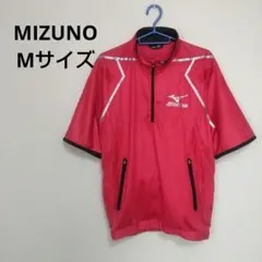 Mizuno 半袖シャツ ピンクMサイズ 【A366】のサムネイル