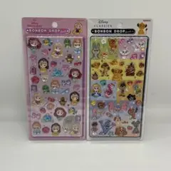 ディズニー　ボンボンドロップシール　プリンセス　クラシック2セット・正規品