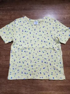 ウィッテムHUITIEME 花柄プリントTシャツ　Lサイズのサムネイル