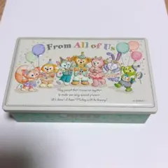 ディズニー　ダッフィーフレンズ　お菓子缶のサムネイル