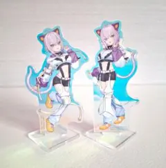 ホロライブ 一番くじ CyberpunkStyle アクスタ 猫又おかゆ セット