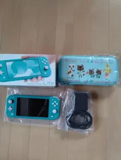 か*ん様 新品 Switch Lite ターコイズ 本体+あつ森+amiiboカ - メルカリ