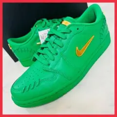 ナイキ ウィメンズ エアジョーダン1 ロー ラッキーグリーン メタリックゴール