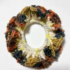 カラフルシュシュ（かぎ針編み）！グラデーションのヘアアクセサリー！ハンドメイド