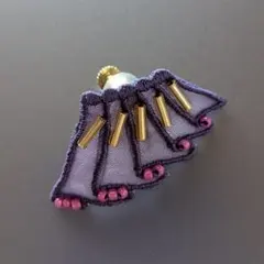 【新品】patterie パテリー 刺繍とビーズのフリルモチーフイヤリング 2026年最新】patterieの人気アイテム - メルカリ