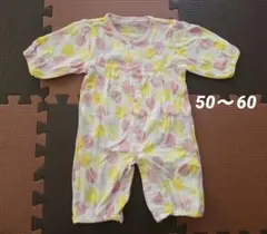 西松屋★水玉メッシュロンパース50～60★新生児