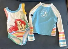 ディズニーストア　アリエル ラッシュガード付　水着