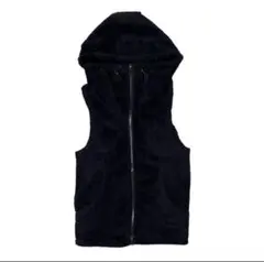 BUFFALO BOBS ブラックベスト 美品】バッファローボブズ ベスト ジレ 黒 M ビジュアル系 ロック系