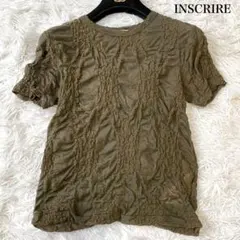 INSCRIRE Lase Tee レースTシャツ カーキ フリーサイズ 25年のサムネイル