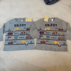 新品 タグ付き 子供服 ベビー服 長袖 ロンT 2枚セット