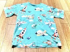 NEXT ロケット 飛行機柄 Tシャツ 110cmのサムネイル
