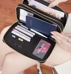 パスポートケース×ショルダーバッグ